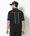 BLACK モデル:身長185cm,チェスト95cm,ウエスト75cm,ヒップ94cm,着用サイズM