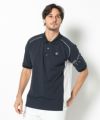 NAVY モデル:身長185cm,チェスト95cm,ウエスト75cm,ヒップ94cm,着用サイズM