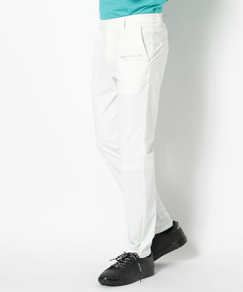WHITE モデル:身長185cm,チェスト95cm,ウエスト75cm,ヒップ94cm,着用サイズM
