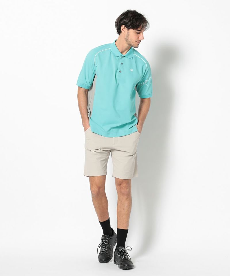 BEIGE モデル:身長185cm,チェスト95cm,ウエスト75cm,ヒップ94cm,着用サイズM