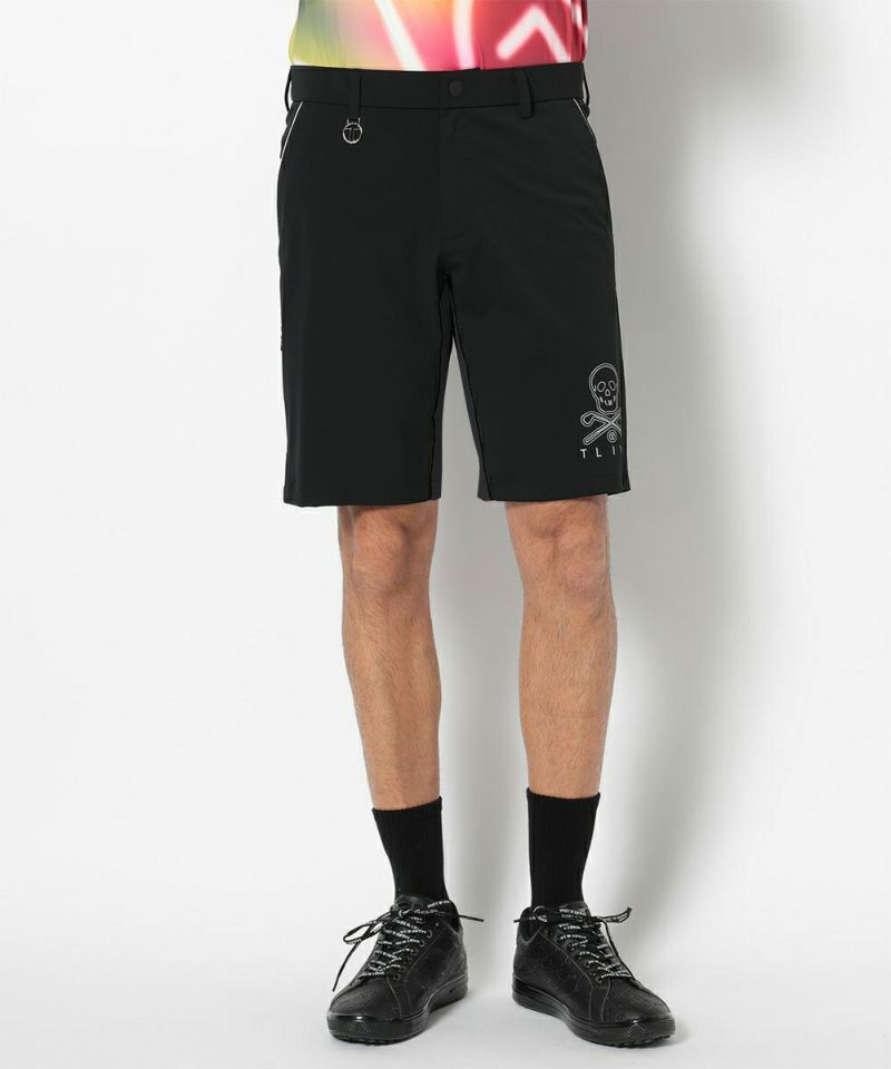 BLACK モデル:身長185cm,チェスト95cm,ウエスト75cm,ヒップ94cm,着用サイズM