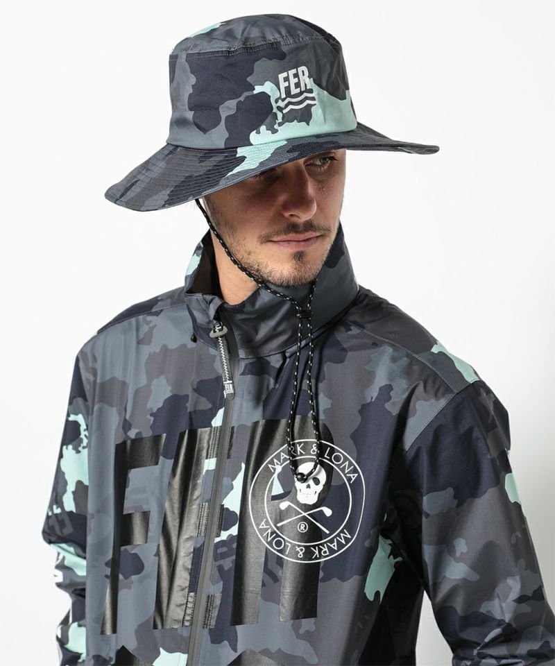 マーク&ロナ ブラック FER Camo Safari Hat MEN ハット FER Camo Safari Hat | MEN and WOMEN | MARK & LONA MARKET