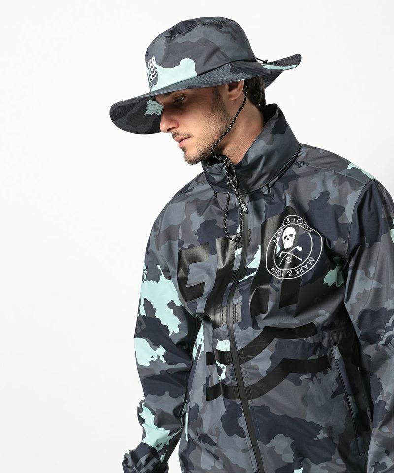 マーク&ロナ ブラック FER Camo Safari Hat MEN ハット マーク&ロナ ブラック FER Camo Safari Hat MEN ハット（MARK