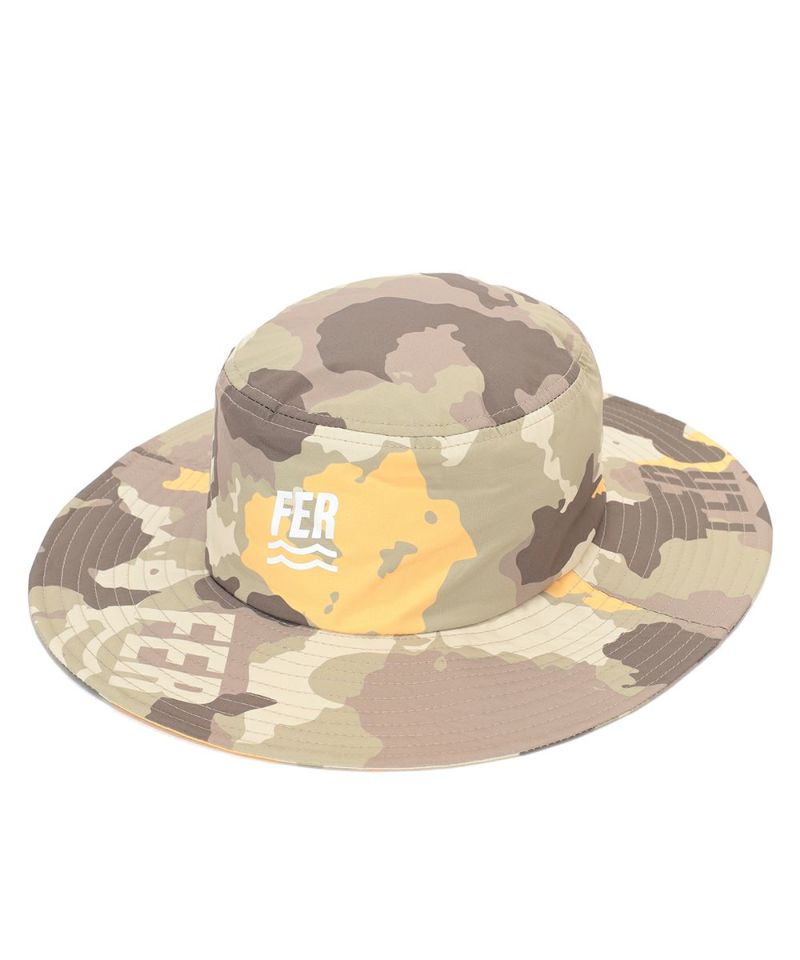 マーク&ロナ ブラック FER Camo Safari Hat MEN ハット FER Camo Safari Hat | MEN and WOMEN | MARK & LONA MARKET