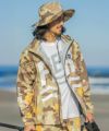 DETAIL モデル:身長181cm,チェスト98cm,ウエスト76cm,ヒップ92cm,着用サイズL