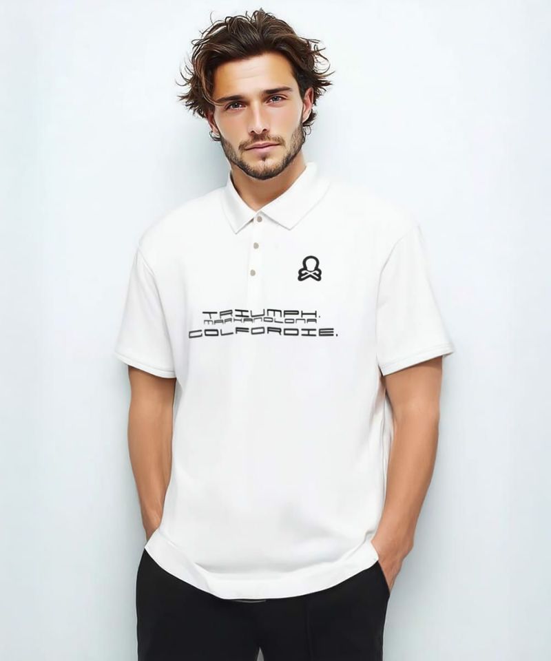 WHITE モデル身長183cm, チェスト97cm, ウエスト77cm, ヒップ91cm,着用サイズL 